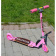 Самокат SCOOTER с деревянной декой (Розовый), Цвет Розовый